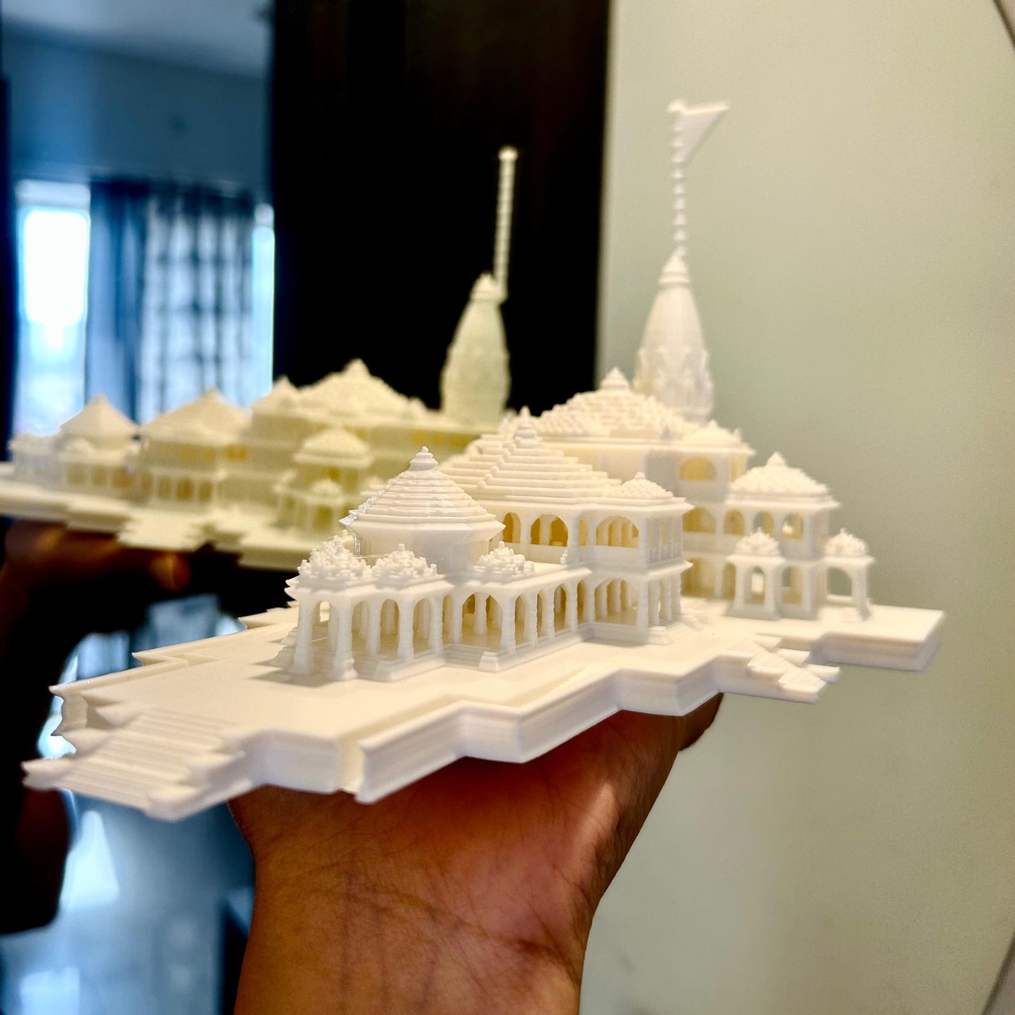 Ayodhya Ram Mandir Model | Hindu Temple Replica | Architectural Decor | Religious Souvenir