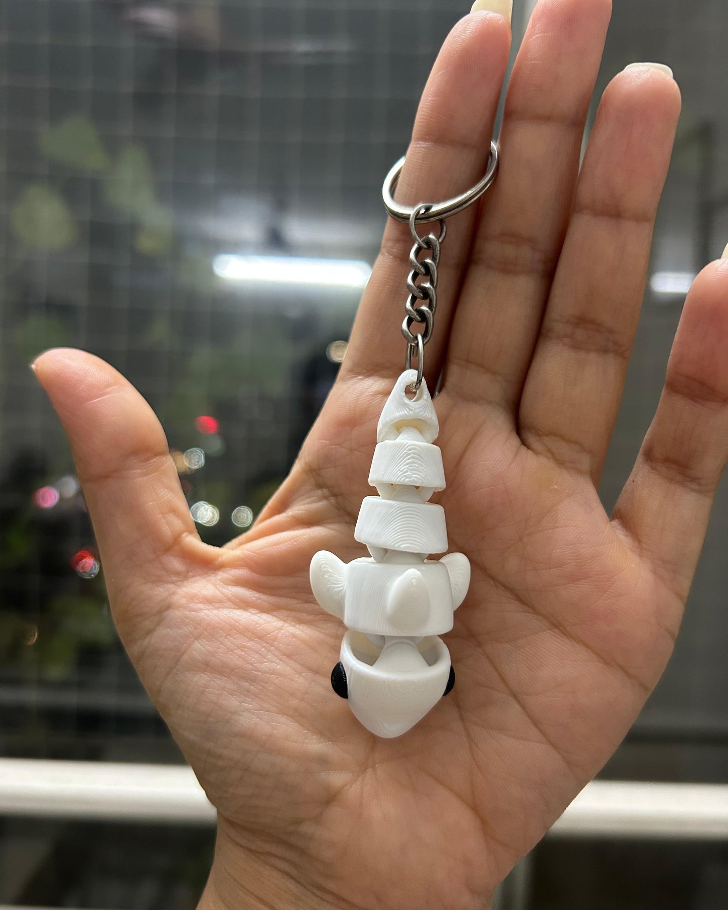 Flexi Shark Keychain – 3D Printed Movable Shark | Cute Articulated Shark Charm | Unique Gift for Ocean Lovers, Collectors & Kids