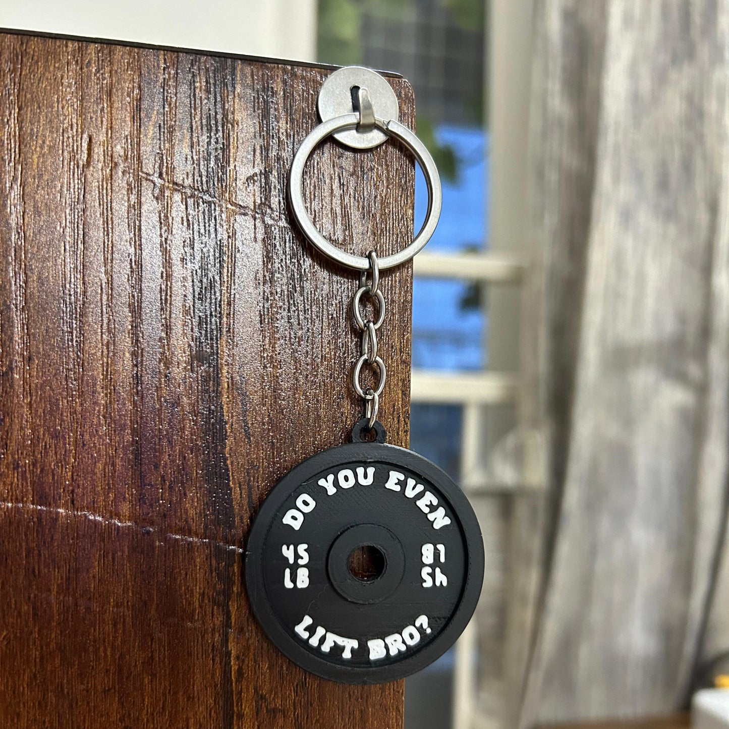 Weight Plate Keychain | Do You Even Lift Bro? | Gym Accessory | Bag Accessory
