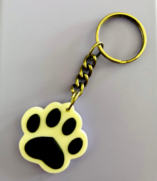 Cute Paw Keychain/Keyring | Surprise for Animal Lovers | Unique Pet Lover's Accessory
