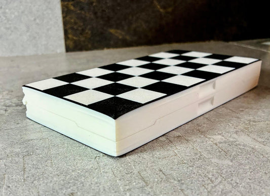 Minimalist 3d Printed Chess Set | Portable Chess Set | Foldable Chess Set Board | Travel Friendly Chess Set