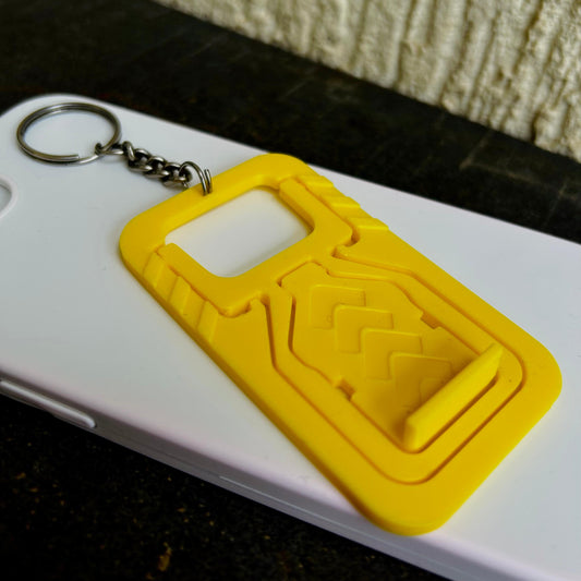 Compact Foldable Phone Stand Keychain